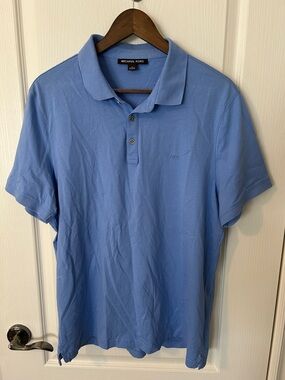 Michael Kors Men’s Sky Blue Polo Shirt